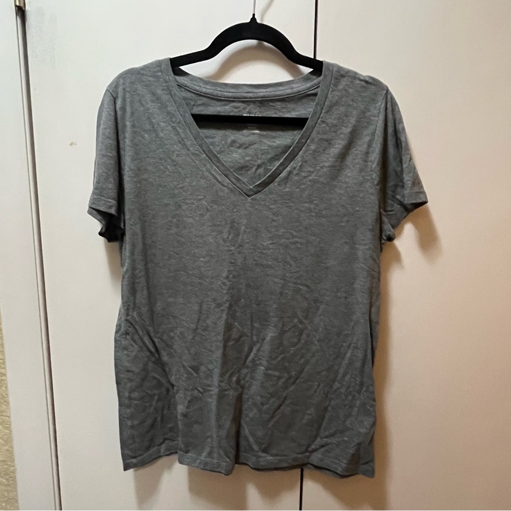 Mossimo Supply Co Gray Short Sleeve Relaxed T-Shirt